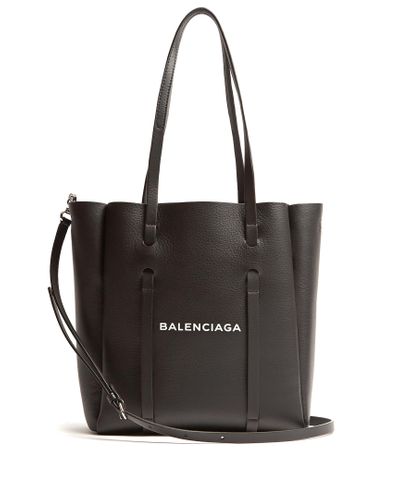 Balenciaga Leather Everyday Tote Xs in Black White (Black) - Lyst